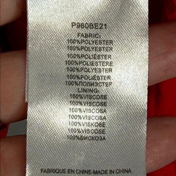 Molly Bracken Red Sleeveless Mini A-Line Dress Size Small - Picture 6 of 7